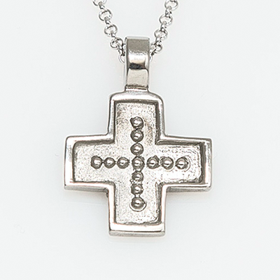 Ioannis Byzantine Orthodox Cross – Stainless Steel
