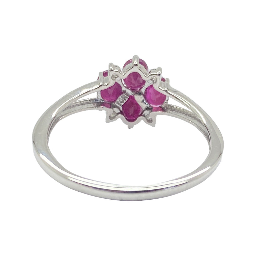 Natural Ruby & Diamond Ring