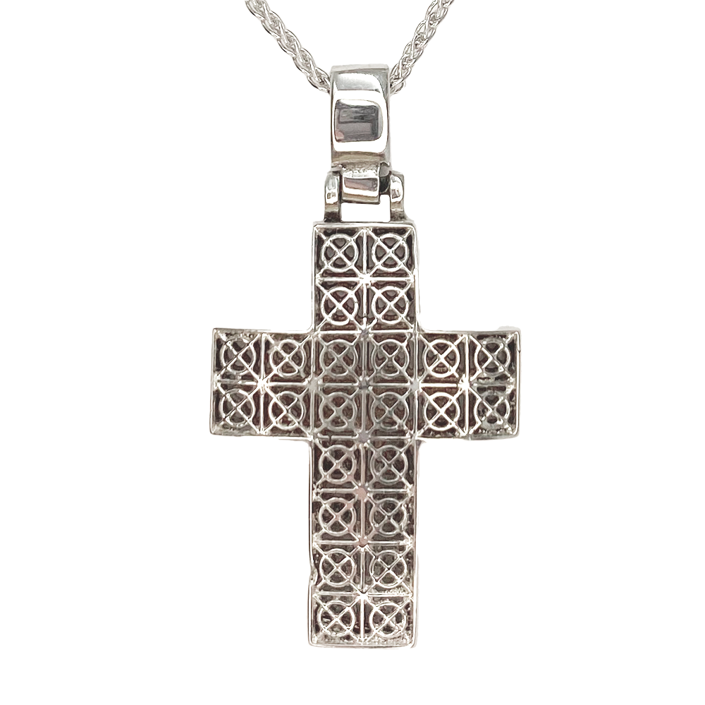 14 karat White Gold Cross