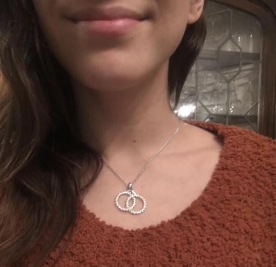 Theo's Crown (Myrtle Leaf) Stefana Pendant