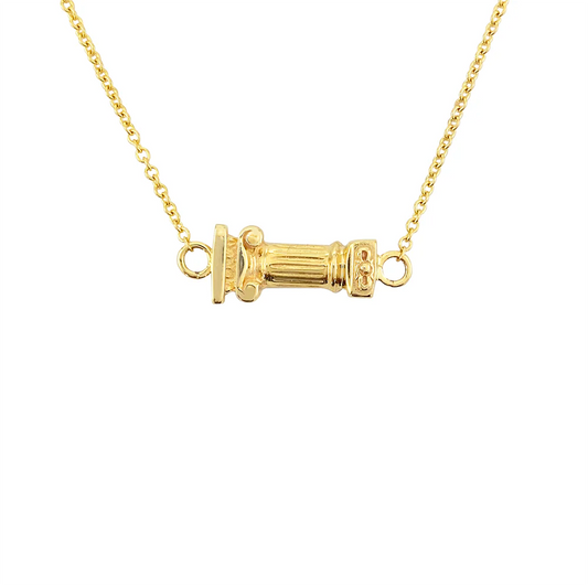 Greek Column Bracelet 14kt Adjustable (GR)