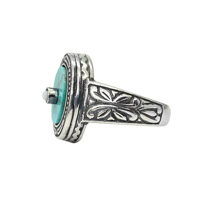 Turquoise Sterling Silver Ring Sz. 6