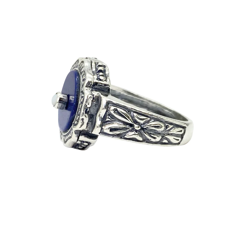 Lapis Sterling Silver Ring Sz. 6