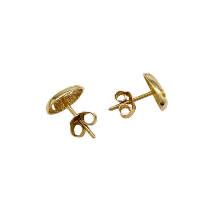 14kt Yellow Gold Greek Key Earrings