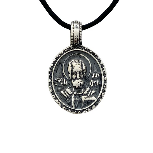 St. Nicholas Sterling Silver Medallion