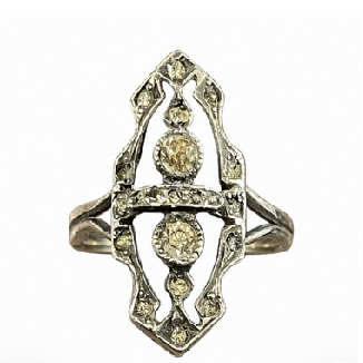 Vintage edwardian Sterling Ring