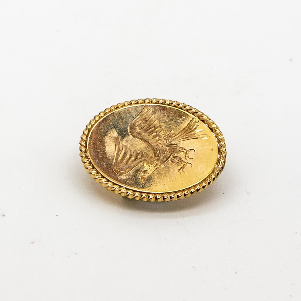 1940's Vintage Eagle Pin - 12kt Gold Filled