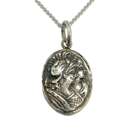 Apollo & Artemis Pendant - Sterling Silver