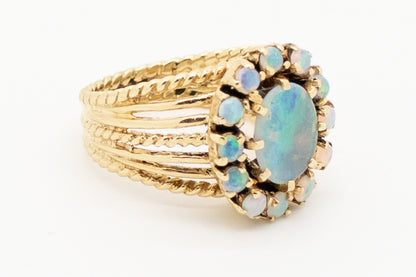 Vintage Opal Ring - 14kt Yellow Gold